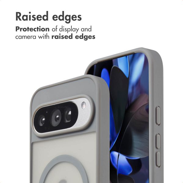 imoshion Color Guard Backcover met MagSafe Google Pixel 9 / 9 Pro / 10 / 10 Pro - Grijs
