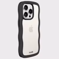 Holdit Wavy Case Apple iPhone 14 Pro Max - Black / Transparent