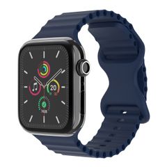 imoshion Athletic siliconenbandje Apple Watch Series 1 t/m 9 / SE (38/40/41 mm) | Series 10 / 11 (42 mm) - Donkerblauw