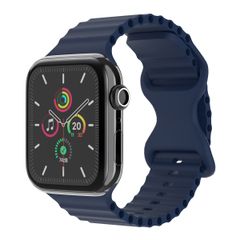 imoshion Athletic siliconenbandje Apple Watch Series 1 t/m 9 / SE (38/40/41 mm) | Series 10 (42 mm) - Donkerblauw