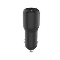 Belkin BoostCharge 2-poorts Autolader USB-C/USB-A 42W - Zwart