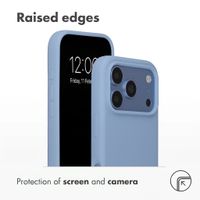 Accezz Liquid Silicone Case with MagSafe Apple iPhone 18 Pro / 17 Pro - Light Blue