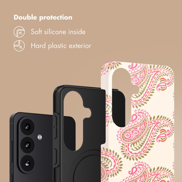 Selencia Vivid Back Cover Samsung Galaxy S26 - Paisley Blush