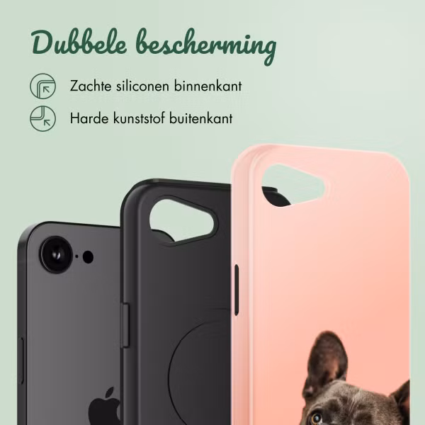 Ontwerp je eigen tough case Apple iPhone 16e - Wit