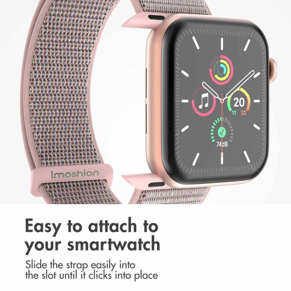 imoshion Nylon Strap Apple Watch | 38/40/41/42 mm - Sand Pink