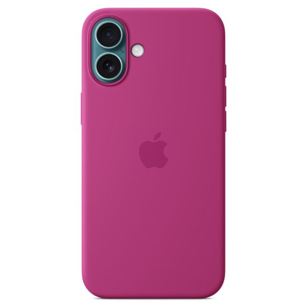 Apple Silicone Backcover MagSafe Apple iPhone 16 Plus - Fuchsia