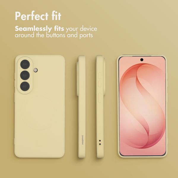 imoshion Colour Back Cover with MagSafe Samsung Galaxy S26 Plus - Vanilla