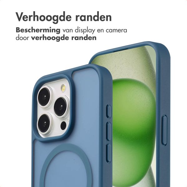 imoshion Color Guard Backcover met MagSafe iPhone 15 Pro - Donkerblauw