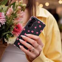 imoshion Design hoesje Samsung Galaxy A16 - Dusty Rose Connected Hearts