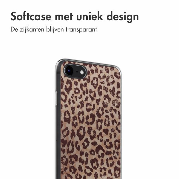 imoshion  Design hoesje iPhone SE (2022 / 2020) / 8 / 7 - Leopard Mood