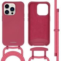 imoshion Color Backcover met afneembaar koord Apple iPhone 14 Pro - Donkerrood
