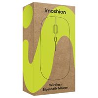 imoshion Wireless Mouse - Rechargeable Computer Mouse + 2.4G USB-A Adapter - Black