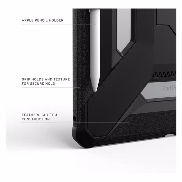 UAG Scout Bookcase Apple iPad Pro 13 (2025) M5 / (2024) M4 - Black