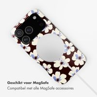 Selencia Vivid Backcover met MagSafe Apple iPhone 17 Pro - Choco Flower Pop