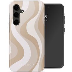 Selencia Vivid Backcover Samsung Galaxy S24 FE - Desert Waves Beige