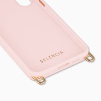 Selencia Rivièra MagSafe Backcover met afneembare haakjes Samsung Galaxy S24 FE - Sorbet Pink