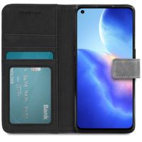 imoshion Luxe Bookcase Oppo Find X3 Neo - Grijs