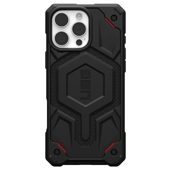 UAG Monarch Pro Backcover Apple iPhone 16 Pro Max - Kevlar Black