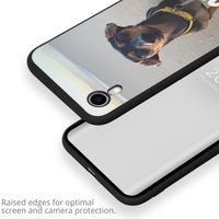 Ontwerp je eigen Apple iPhone Xr gel hoesje - Zwart