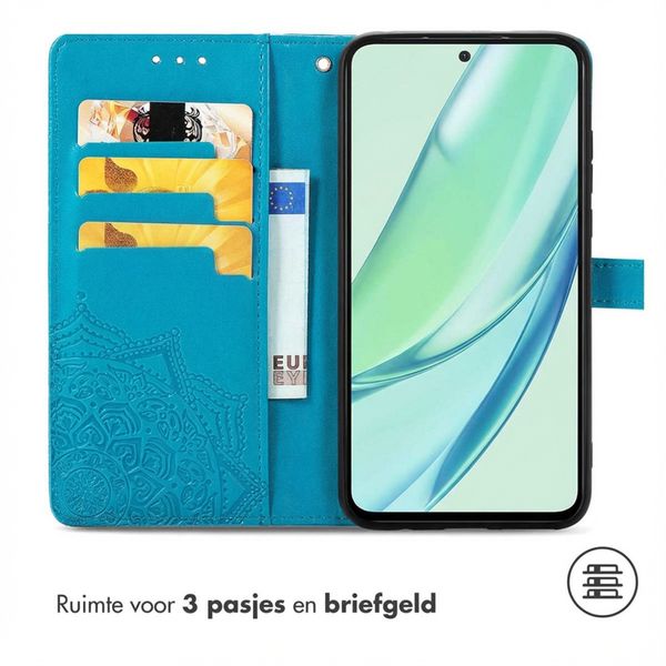 imoshion Mandala Bookcase Oppo Find X8 Pro - Turquoise