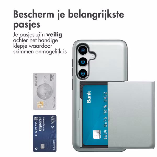 imoshion Backcover met pasjeshouder Samsung Galaxy S25 Plus - Groen