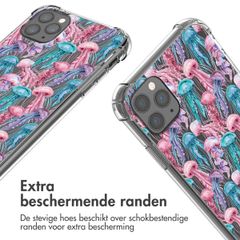 imoshion Design hoesje met koord Apple iPhone 11 Pro - Jellyfish Watercolor
