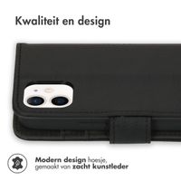 imoshion Luxe Bookcase iPhone 12 Mini - Zwart