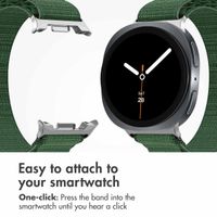 imoshion Nylon Alpine Band Samsung Galaxy Watch 9 (40/44mm) / Watch 8 (40/44mm) / Classic (46mm) - Dark Green