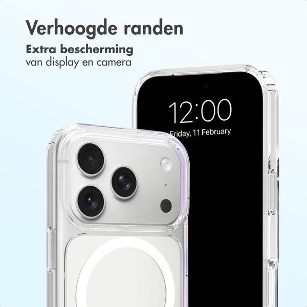 Accezz Xtreme Impact Backcover met MagSafe Apple iPhone 18 Pro / 17 Pro - Transparant