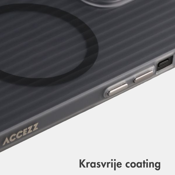 Accezz Lite Backcover met MagSafe | Fluted | Apple iPhone 13 - Grijs