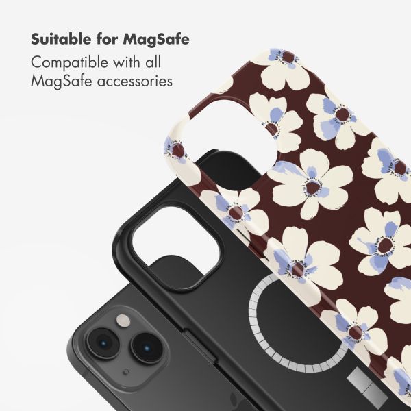 Selencia Vivid Back Cover with MagSafe Apple iPhone 14 - Choco Flower Pop
