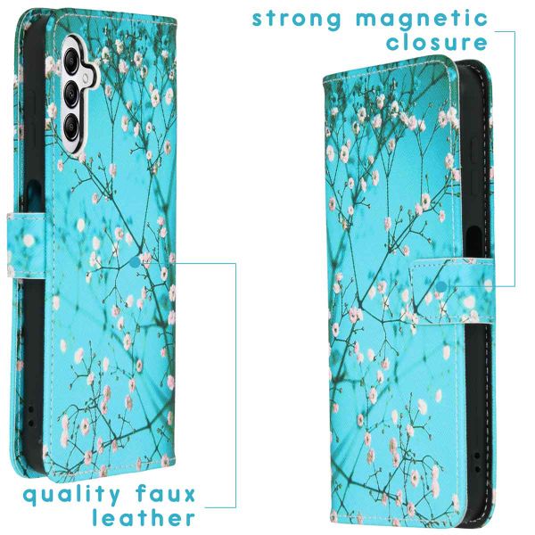 imoshion Design Softcase Bookcase Samsung Galaxy A14 (5G) - Blossom