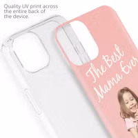 Ontwerp je eigen Apple iPhone 13 gel hoesje - Transparant