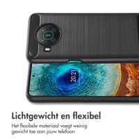 imoshion Brushed Backcover Nokia X10 / X20 - Zwart