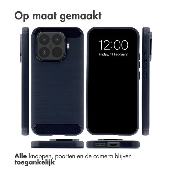 imoshion Brushed Backcover Xiaomi 17T - Donkerblauw