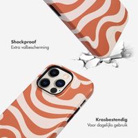 Selencia Vivid Tough Backcover iPhone 14 Pro - Dream Swirl Orange