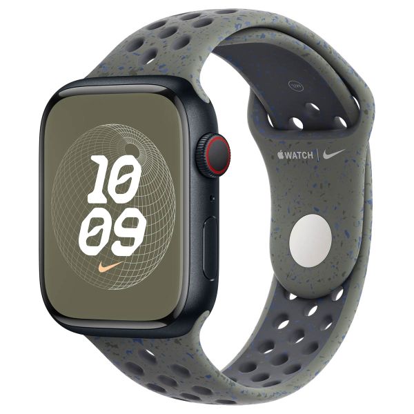 Apple Nike Sport Band Apple Watch Series 1 t/m 10 / SE / Ultra (2) (44/45/46/49 mm) - Maat S/M - Cargo Khaki