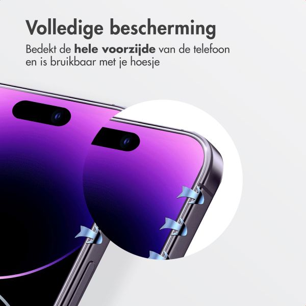 Accezz Gehard Glas Screenprotector + Applicator Apple iPhone 14 Pro