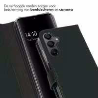 Selencia Echt Leren Bookcase Samsung Galaxy A15 (5G/4G) - Groen