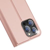 Dux Ducis Slim Softcase Bookcase Apple iPhone 15 Pro - Rosé Goud