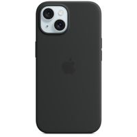 Apple Silicone Backcover MagSafe Apple iPhone 15 - Black