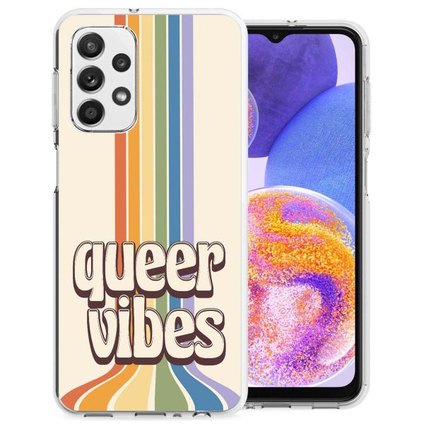 imoshion Design hoesje Samsung Galaxy A23 (5G) - Rainbow Queer vibes