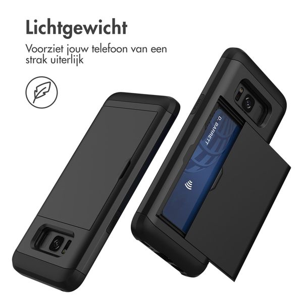 imoshion Backcover met pasjeshouder Samsung Galaxy S8 - Zwart