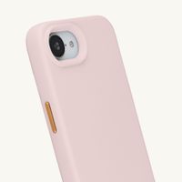 Selencia Rivièra MagSafe Backcover met afneembare haakjes Apple iPhone 17e / 16e - Sorbet Pink