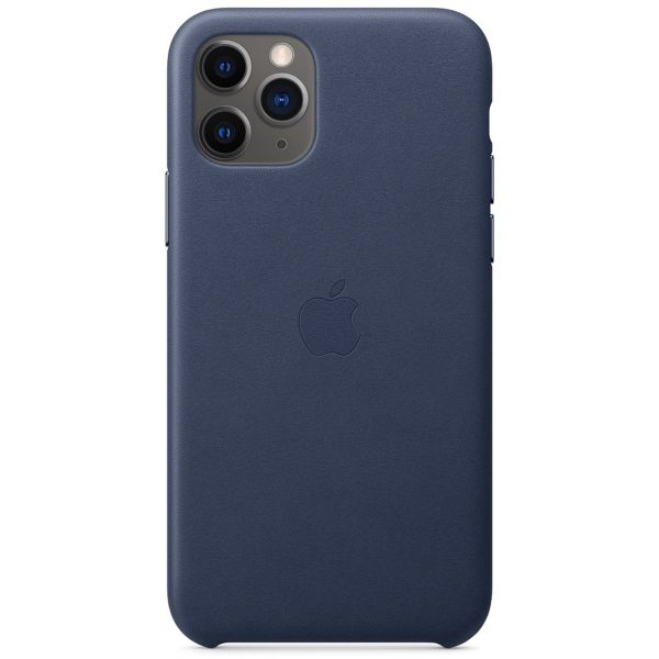 Apple 3 Pack Leather Backcover iPhone 11 Pro - Red + Midnight Blue + Black