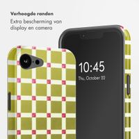 Selencia Vivid Backcover met MagSafe Apple iPhone 17e / 16e - Check This Olive