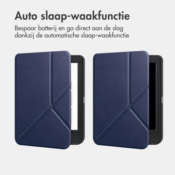 imoshion Vouwbare Bookcase Kobo Clara Colour / BW - Donkerblauw