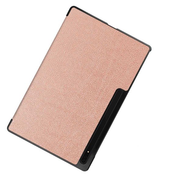 imoshion Trifold Bookcase Samsung Galaxy Tab S8 Ultra - Rosé Goud