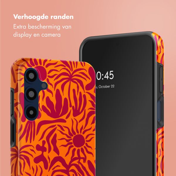 Selencia Vivid Tough Backcover Samsung Galaxy A16 - Tropical Vibes Apricot