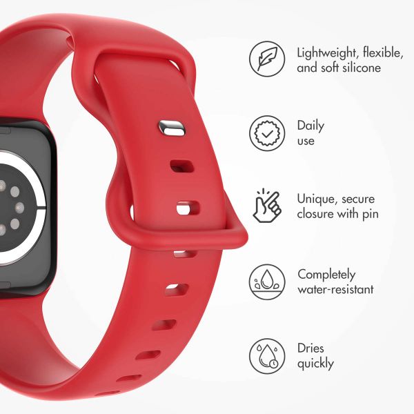 imoshion Silicone⁺ Strap Apple Watch | 44/45/46/49 mm - Size M/L - Rose